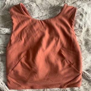 LULULEMON high neck, cris cross back bra